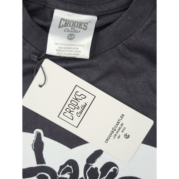 Crooks & Castles Black Color / Small Size  Medusa Graphics Tee - Picture 4 of 4